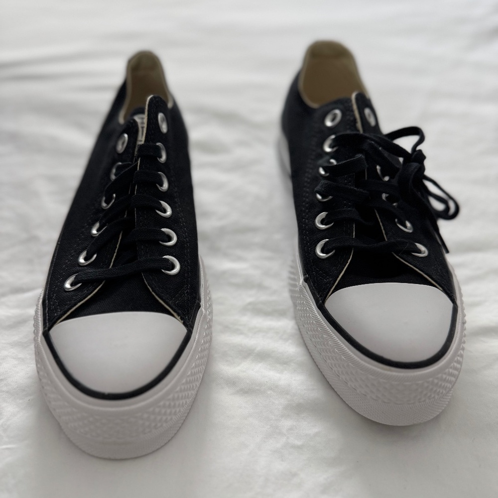 New Converse Chuck Taylor All Star Lift Platform Canvas Black 6.5